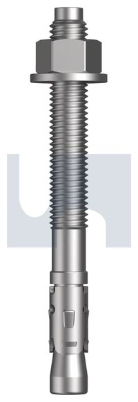THRU BOLT HEX ZINC M8 X 45/55MM
